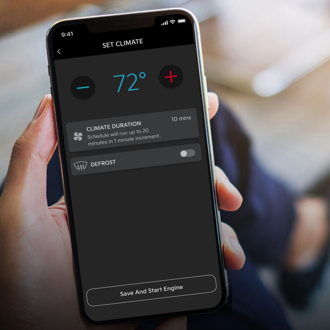 2026 Kia K4 remote start & Climate control app view