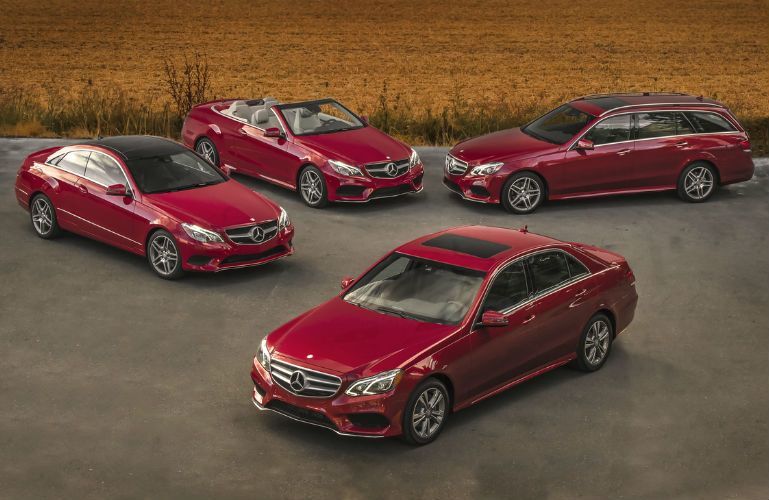 2014 2015 Mercedes-Benz Coupe Sedan Cabriolet Wagon Red Exterior