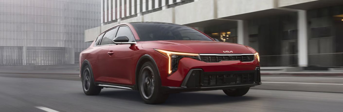 2026 Kia K4 side and front view