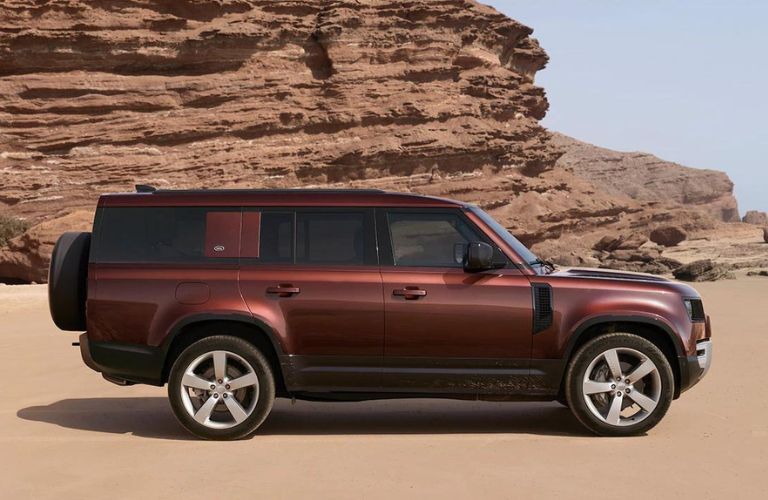 Side view of the 2022 Land Rover Defender
