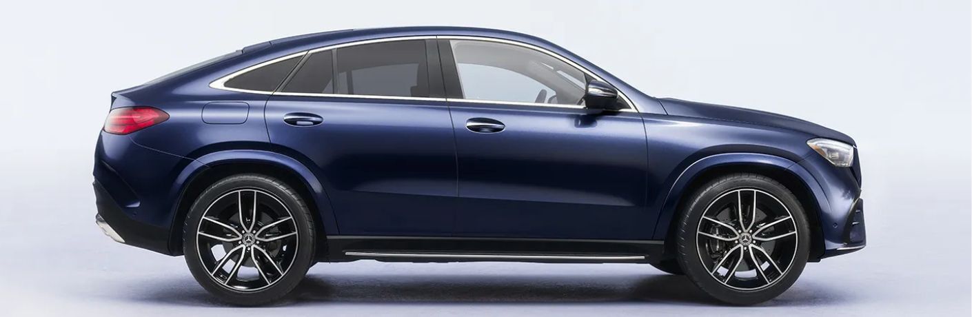 Mercedes-Benz GLE Coupe side view on white