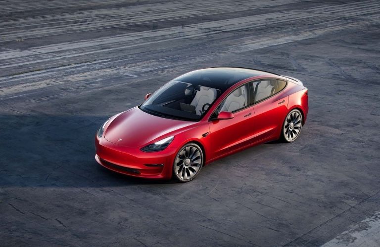 2016 Tesla Model S top view