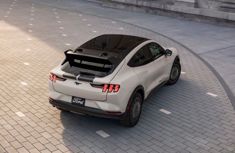 2025 Ford Mustang Mach-E Rally overhead view