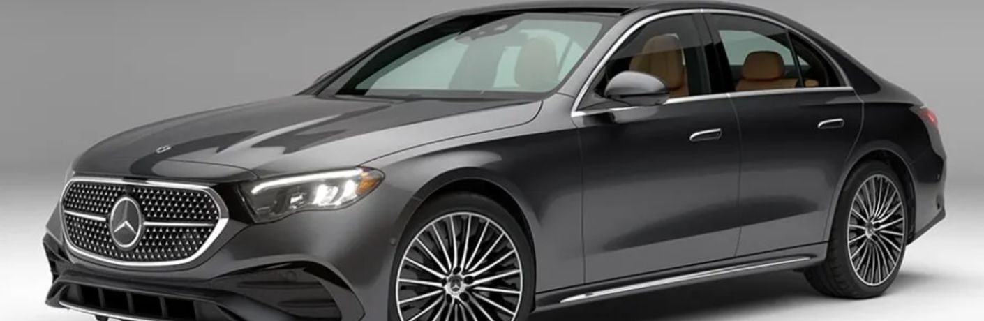 front quarter view of the 2024 Mercedes-Benz E 450 4MATIC Sedan