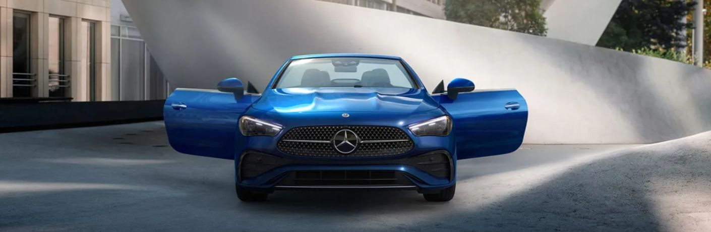 front view of the 2024 Mercedes-Benz CLE 4MATIC Cabriolet