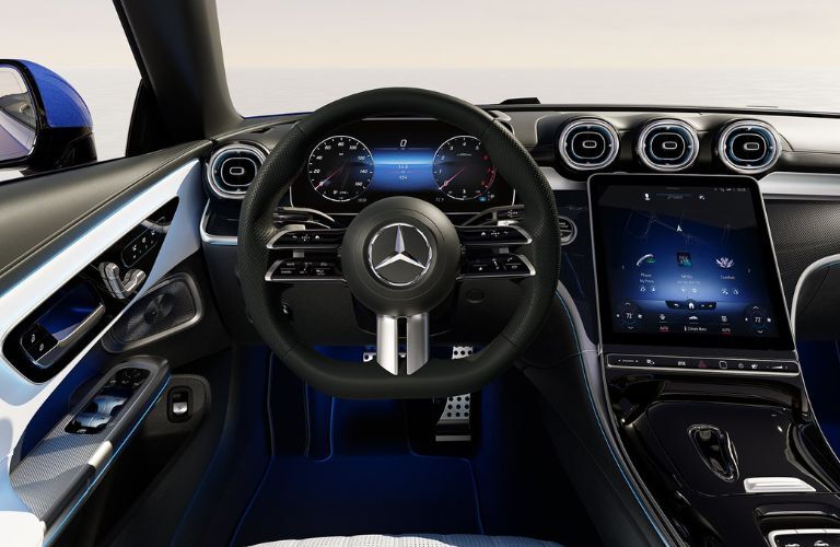 dashboard view of the 2027 Mercedes-Benz CLE 450 4MATIC® Cabriolet