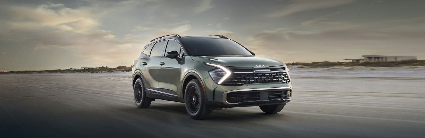 front quarter view of the 2024 Kia Sportage