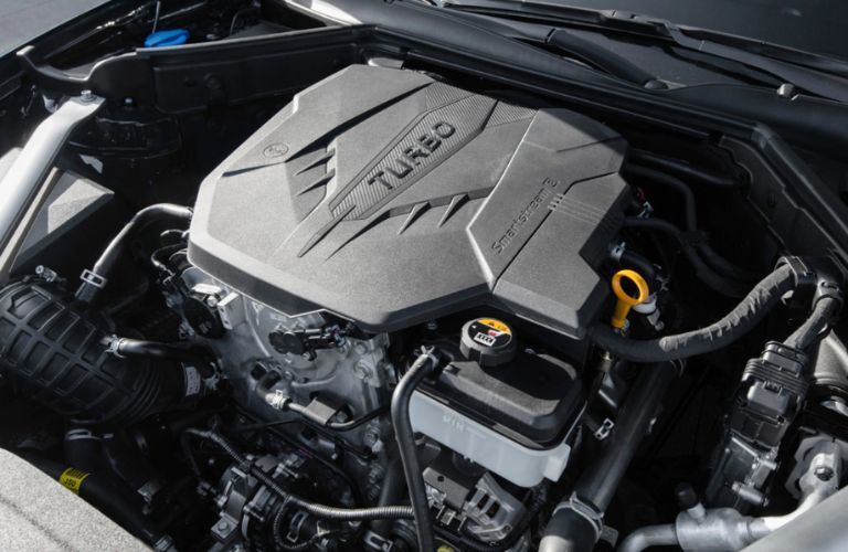Turbo engine in the 2023 Kia Stinger