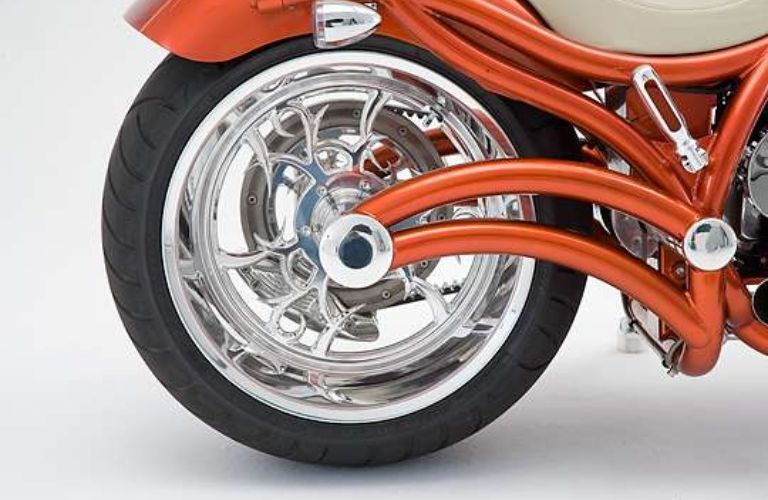 rear wheel of the 2005 Bourget Fat Daddy