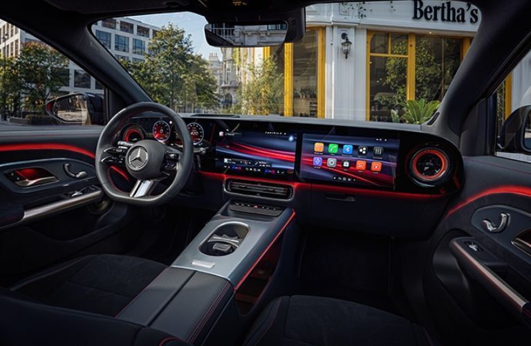 2028 Mercedes-Benz Electric GLA SUV cabin view