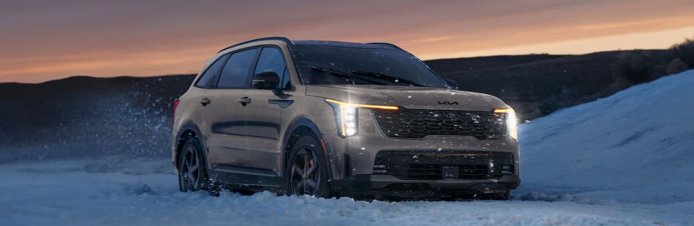 2026 Kia Sorento Plug-In Hybrid side and front view