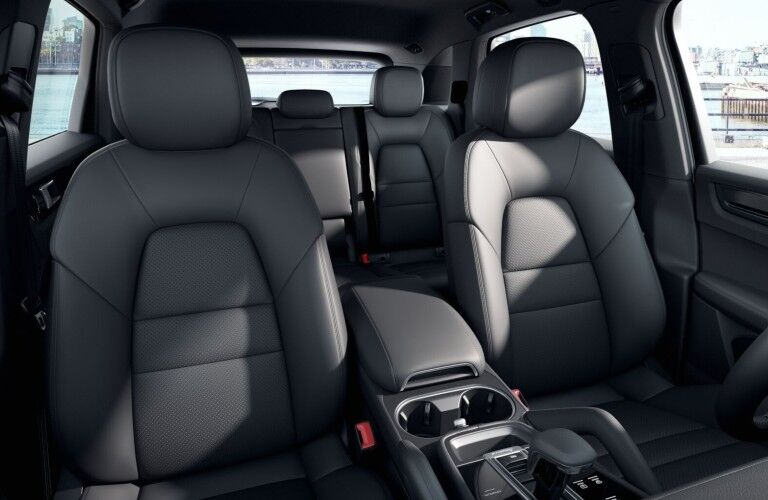 2022 Porsche Cayenne rear passenger seats