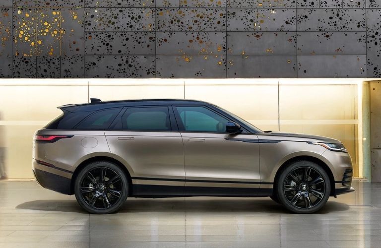 Land Rover Velar parked near a building