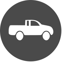 Pickup truck icon