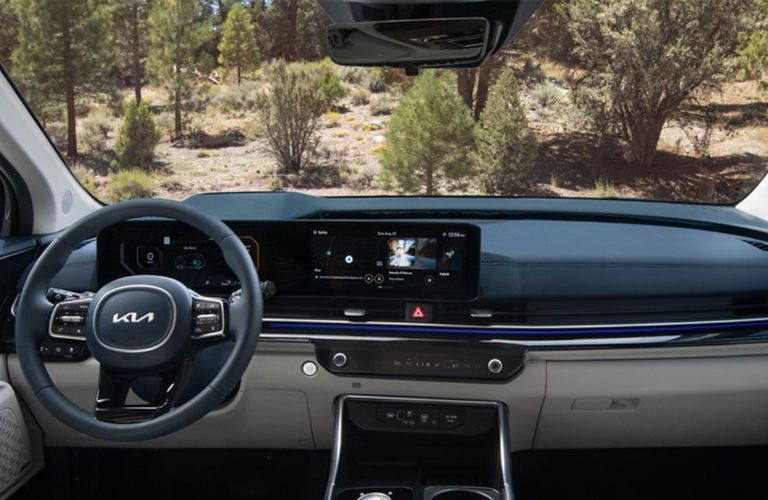 2025 Kia Carnival MPV front interior