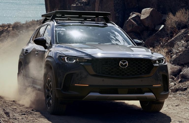 2023 Mazda CX-50 side and front view