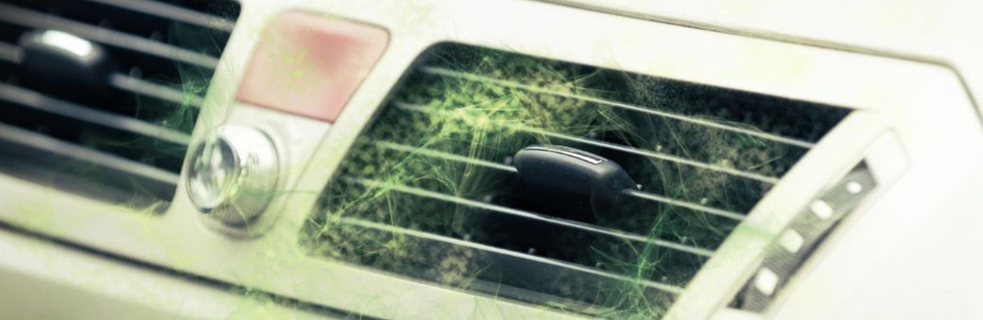 Bad air flowing through the air conditioning