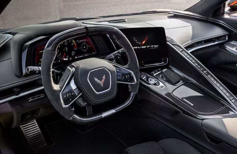 Cockpit view of the 2022 Chevrolet Corvette