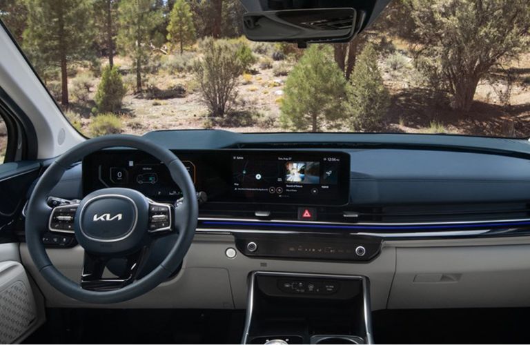 2025 Kia Carnival interior front dashboard