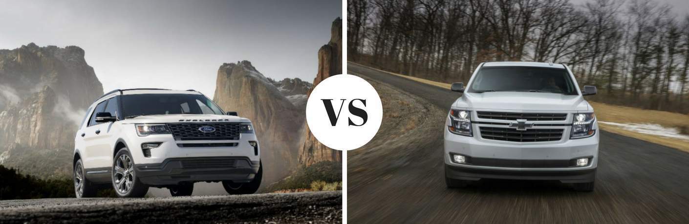 2018 Ford Explorer vs 2018 Chevy Tahoe