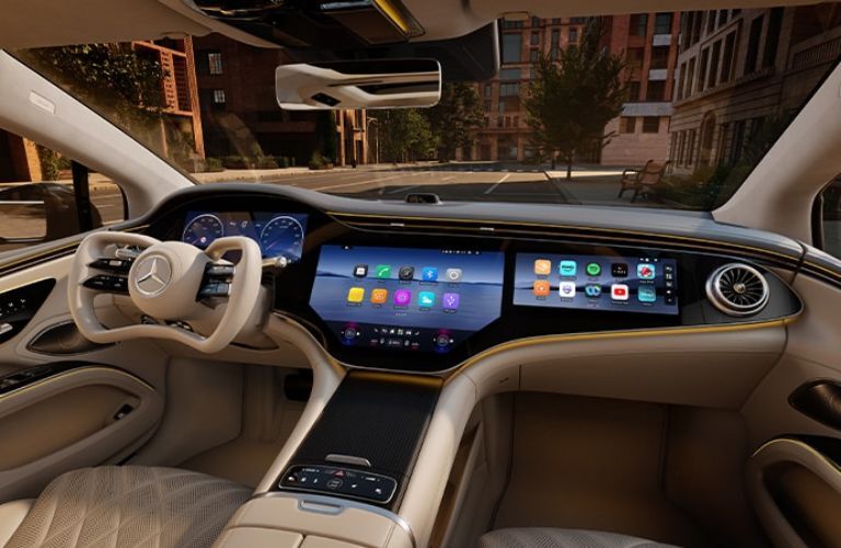 dashboard view of the 2027 Mercedes-Benz EQS Sedan