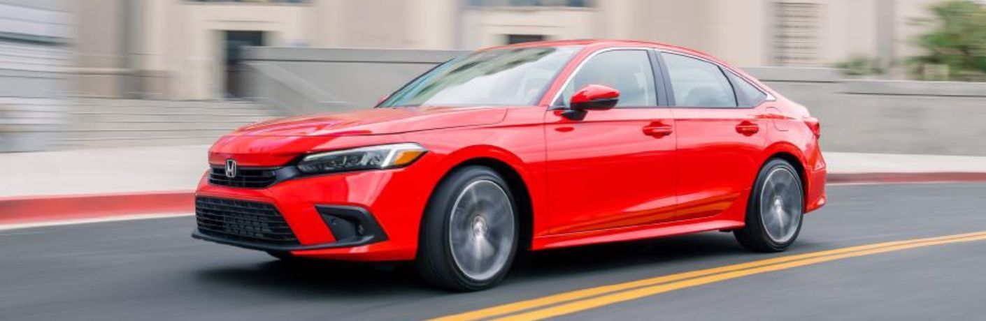 front quarter view of the 2023 Honda Civic Sedan