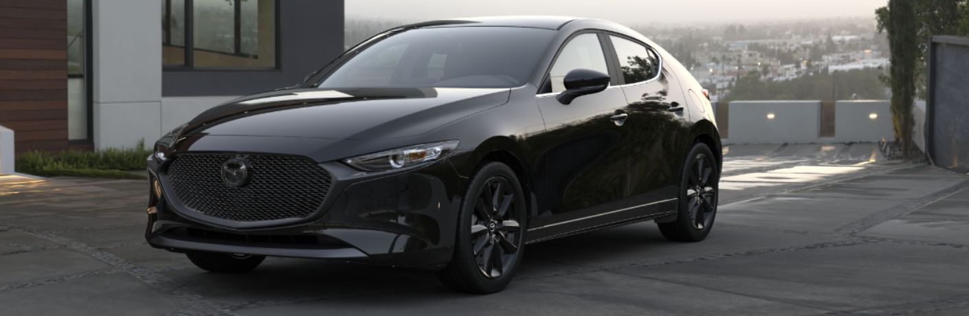 front quarter view of the 2024 Mazda3 Hatchback 2.5 S Select Sport