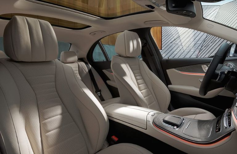 Front seat view of the 2022 Mercedes-AMG E 53