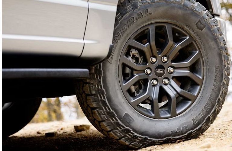 2025 Ford F-150 Tremor tire and wheel close up