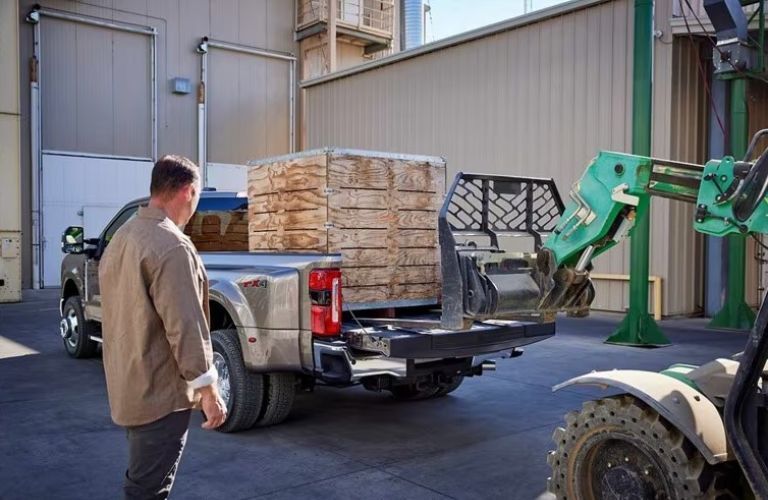 2024 Ford Super Duty F-350 Limited using onboard scales
