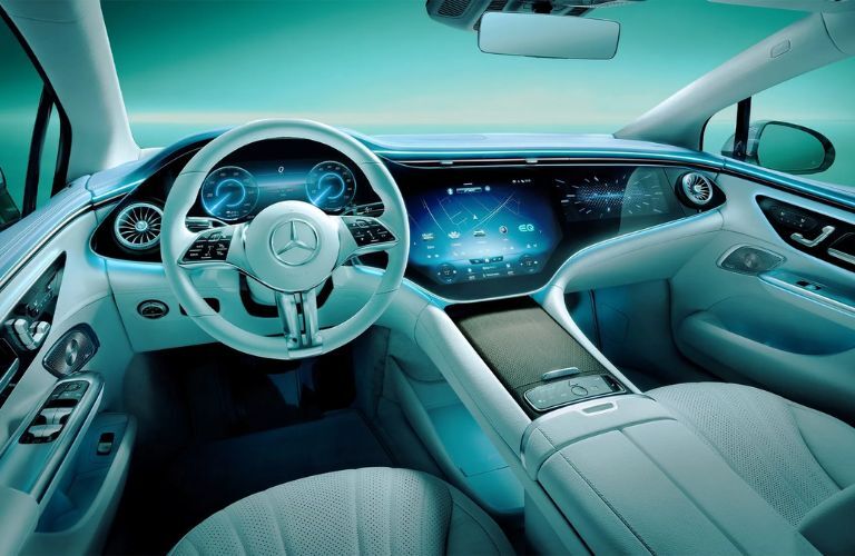2025 Mercedes-Benz EQE 350+ SUV interior front view