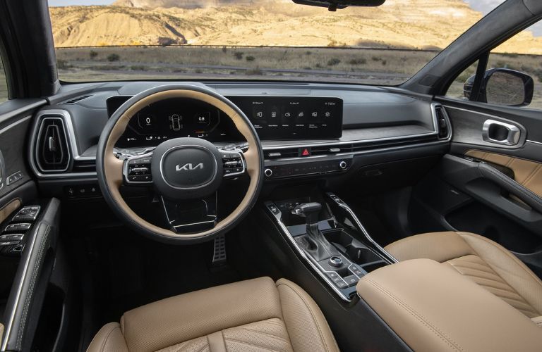 2024 Kia Sorento front interior