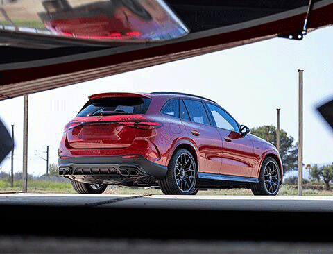 AMG GLC SUV rear view