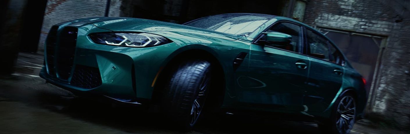 2023 BMW M3 Competition exterior front side looks