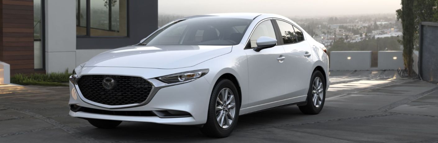 front quarter view of the 2024 Mazda3 Sedan