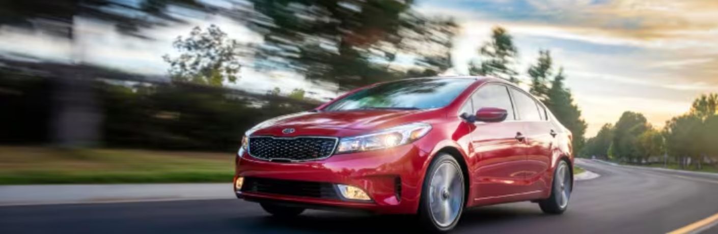 2018 Kia Forte on the road