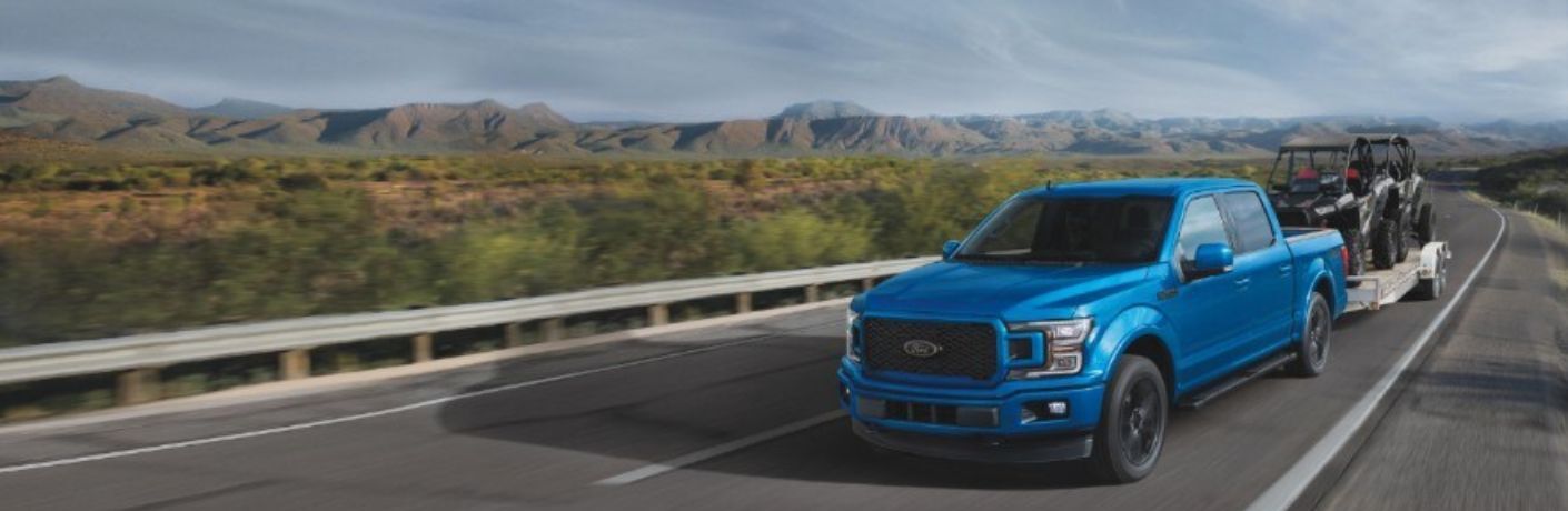 Front quarter view of the 2020 Ford F-150