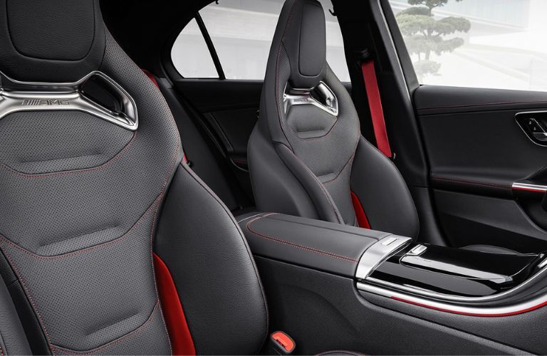 2023 Mercedes-Benz AMG® C 43 Sedan rear seats