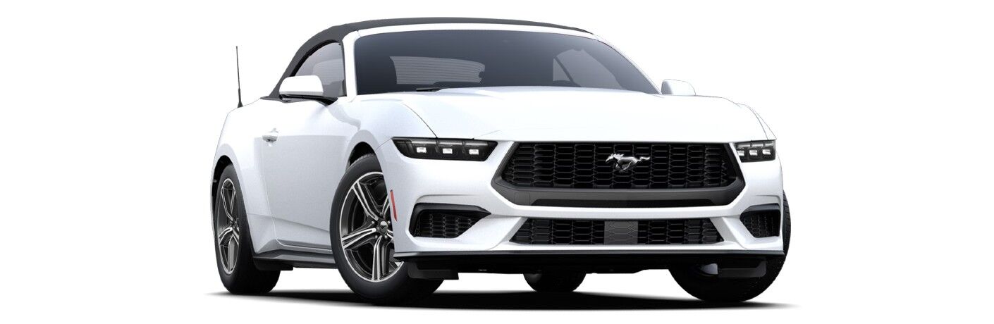 2026 Ford Mustang EcoBoost Premium Convertible on white