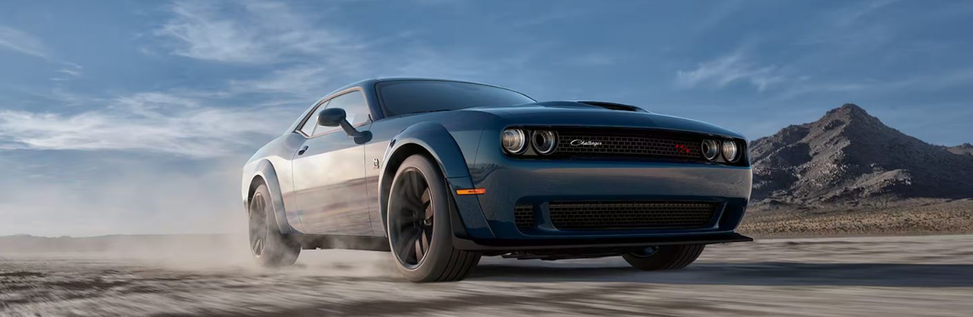 2023 Dodge Challenger side and front view