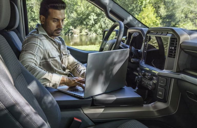 Interior Work Surface in the 2025 Ford F-150