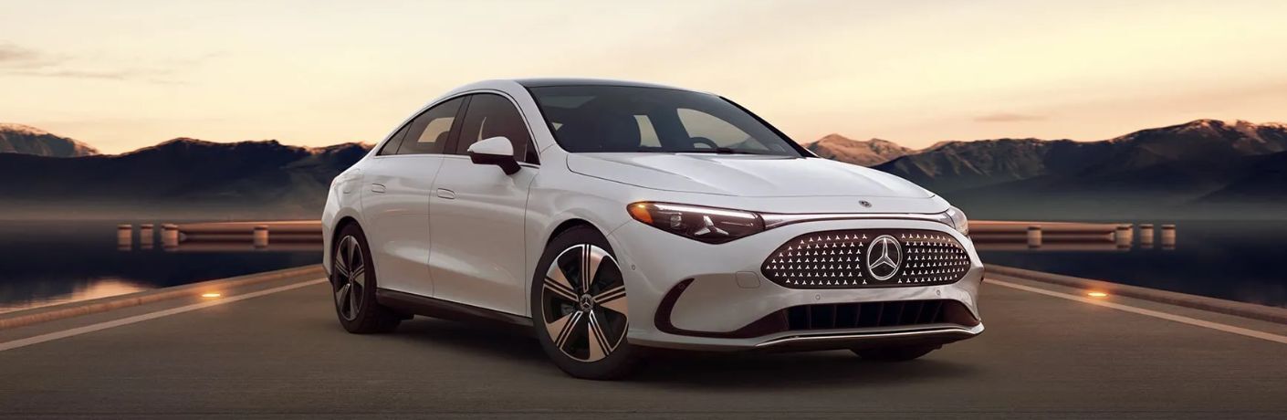 2026 Mercedes-Benz CLA 350 4MATIC® with EQ Technology Sedan exterior front right side view