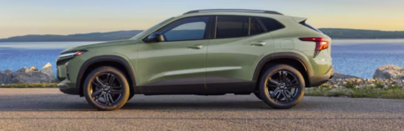 Chevrolet Trax side view by water