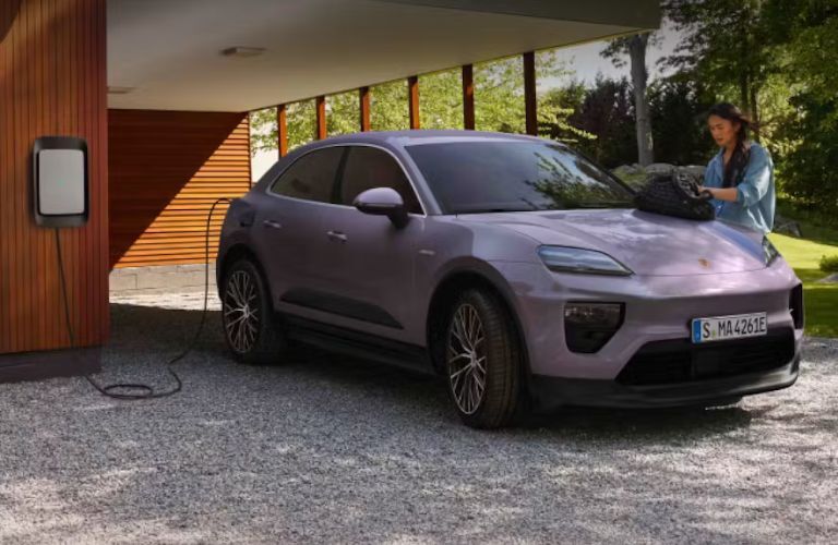 Charging the 2024 Porsche Macan 4 Electric