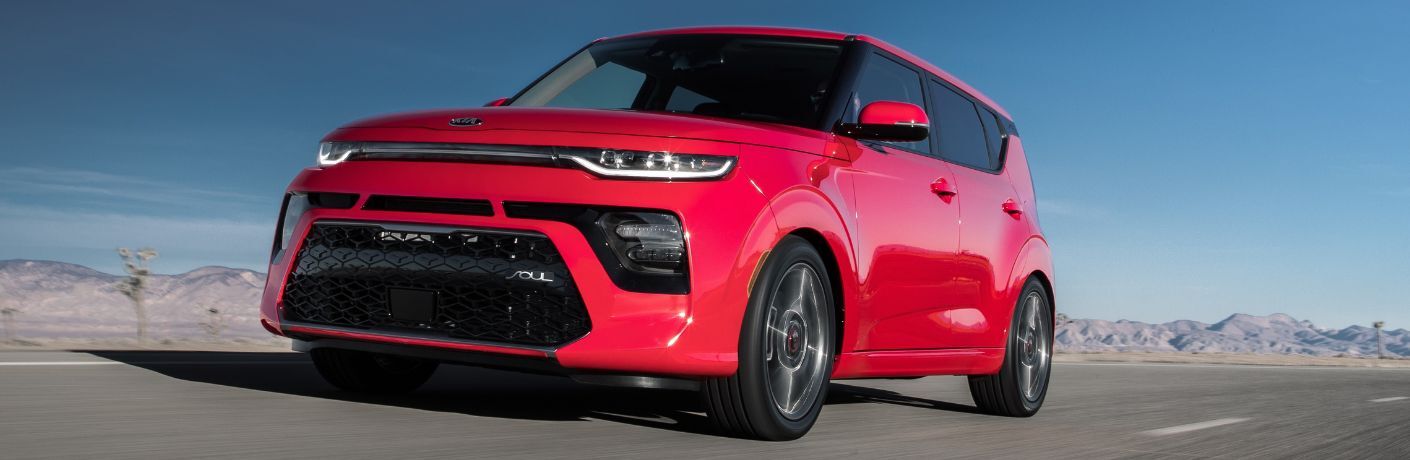 2021 Kia Soul on the road