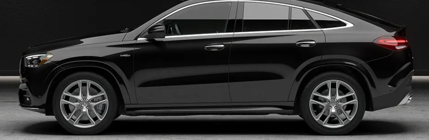Side view of the 2027 Mercedes-Benz GLE Coupe Black