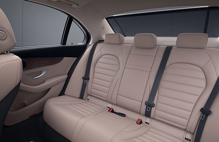 2020 MB C-Class interior rear seats