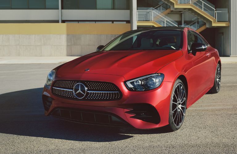 2023 Mercedes-Benz E-450 Coupe in MANUFAKTUR Patagonia Red