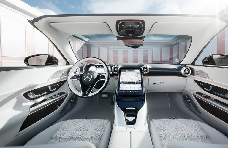 dashboard view of the 2026 Mercedes-Maybach SL 680 Monogram Series