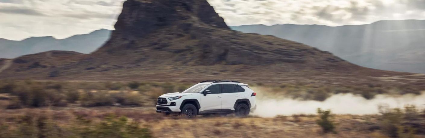 2022 Toyota RAV4 on the road
